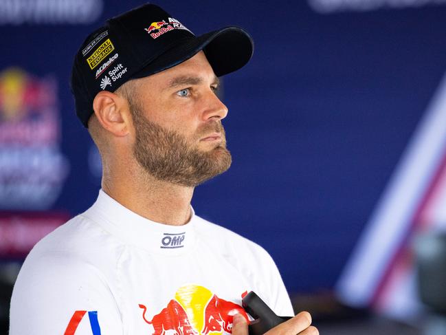 BATHURST, AUSTRALIA - FEBRUARY 28: Shane van Gisbergen driver of the #97 Red Bull Ampol Racing Holden Commodore ZB looks on during race 2 of the Mount panorama 500 which is part of the 2021 Supercars Championship, at Mount Panorama on February 28, 2021 in Bathurst, Australia. (Photo by Daniel Kalisz/Getty Images)