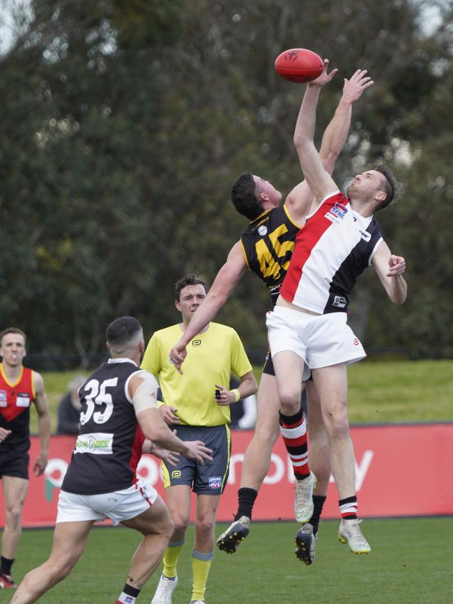 Saints ruckman Troy Kelm.