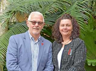 NEW DIRECTORS: Lismore City Council has two new directors, Graeme Towers in Corporate Services and Dr Sharon Harwood in Partnerships, Planning and Engagement. They are part of the new leadership team driving the council. Picture: Supplied