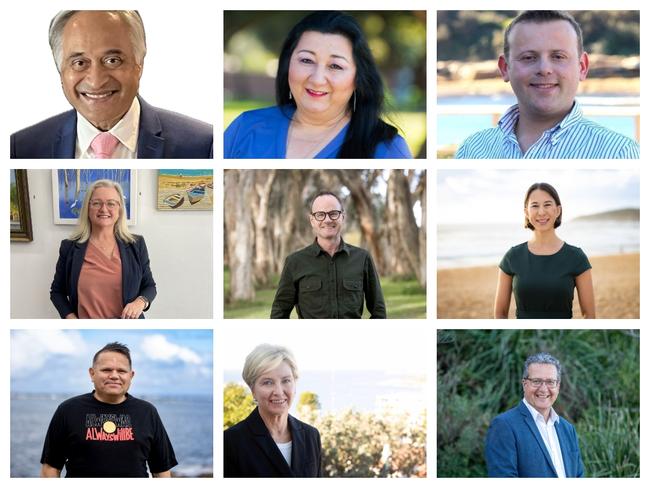 Some of the candidates for the upcoming local council election in Randwick. Pictures: Supplied