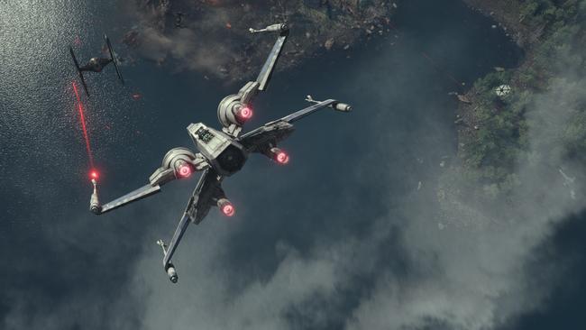 Battle scene from Star Wars: The Force Awakens. Picture: Lucasfilm Ltd.