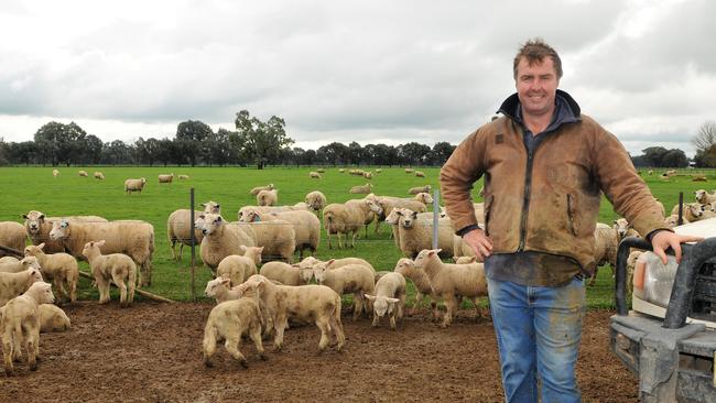 Tom Bull on his farm near Holbrook in southern NSW believes producers will wear some of the pain from US tariffs on Australian exports.