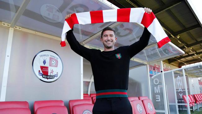 Harry Kewell appointed as Crawley Town manager.