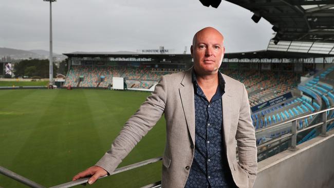 Cricket Tasmania CEO Dominic Baker at Blundstone Arena. Picture: NIKKI DAVIS-JONES