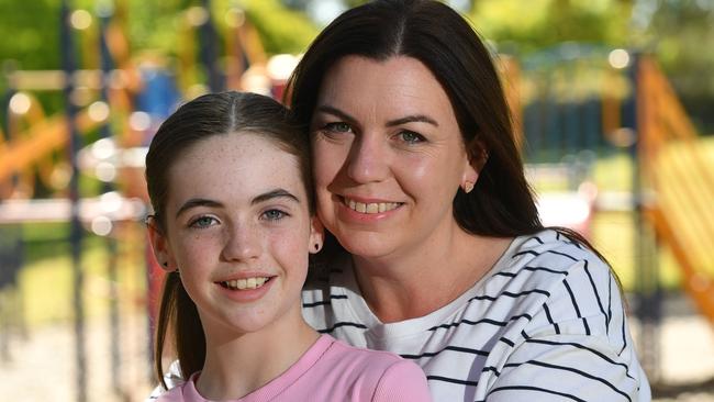 Kirsty McClory’s daughter Isla will start Year 7 at Woodcroft College next year. Picture: Keryn Stevens