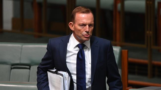 Former prime minister Tony Abbott reckons a Liberal victory at the next election is still possible. Picture: AAP