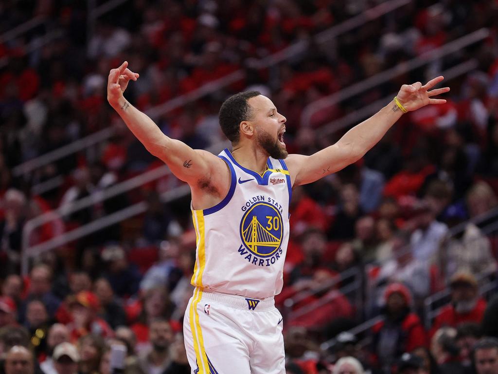 Steph Curry changed the game with his otherworldly shooting, and its led to a massive increase in three-point attempts, and a dip in pure basketball. Picture: Getty Images