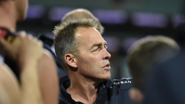 Hawks coach Alastair Clarkson would be aware his young players have a problem with tempo.