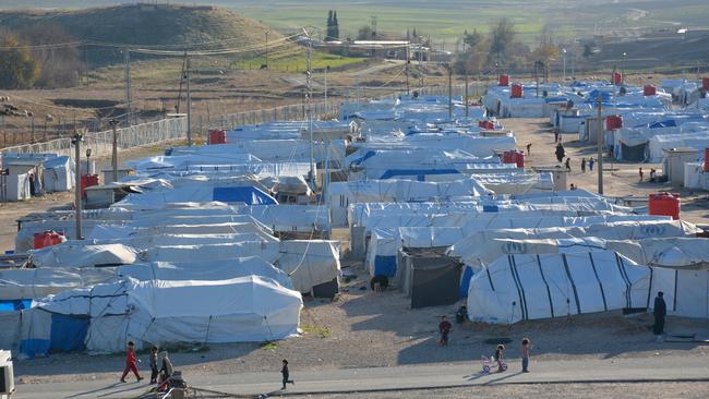 Al-Roj refugee camp in northern Syria. Picture: Save the Children Australia