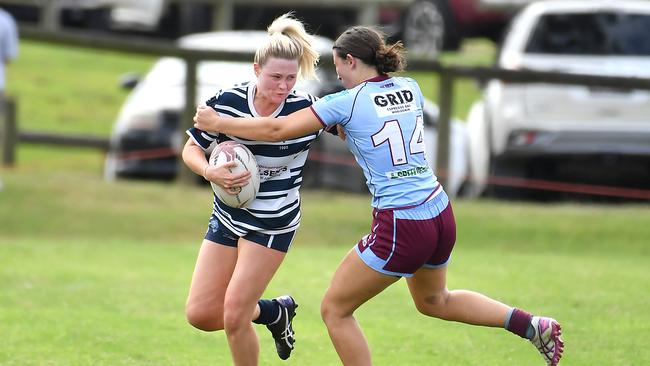 Brothers player First grade women's club rugby between Norths and Brothers. Saturday May 7, 2022. Picture, John Gass