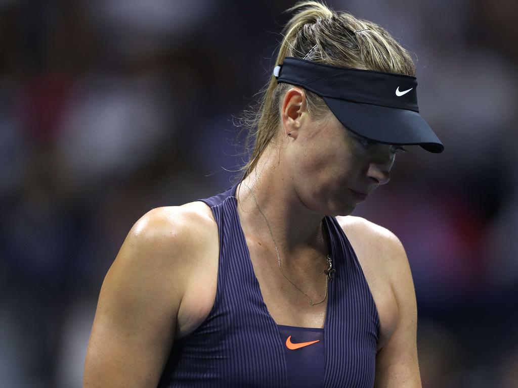 Maria Sharapova looked destroyed.