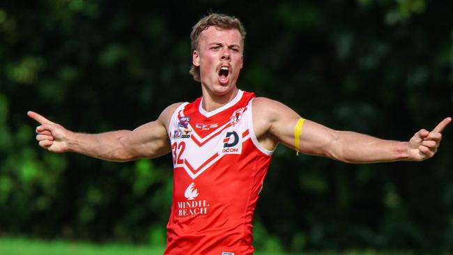 Ricky Monti playing for Waratah in the 2024-25 NTFL season. His future at Golden Square is unknown. Picture: Celina Whan / AFLNT Media