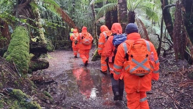 Previous search efforts to find the missing tourist were suspended on July 10. Picture: Tasmania Police.