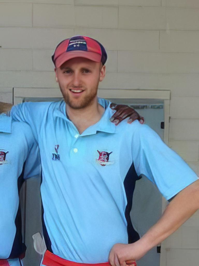 Oscar Jenkins in a Toorak-Prahan cricket club team shot. Picture: Instagram