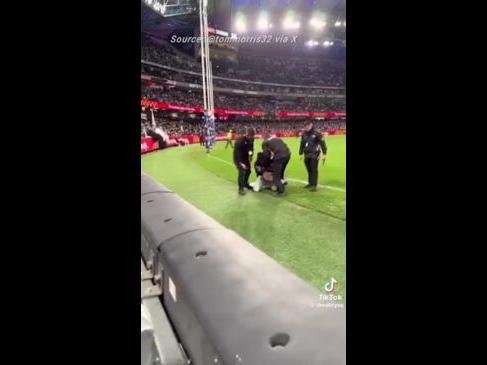 AFL pitch invader facing lifetime ban