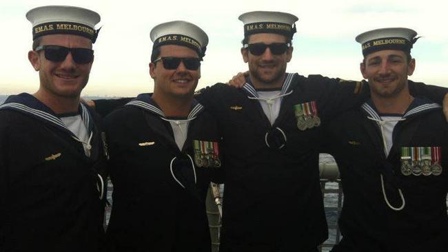 McMiles and pals returning from deployment in 2012