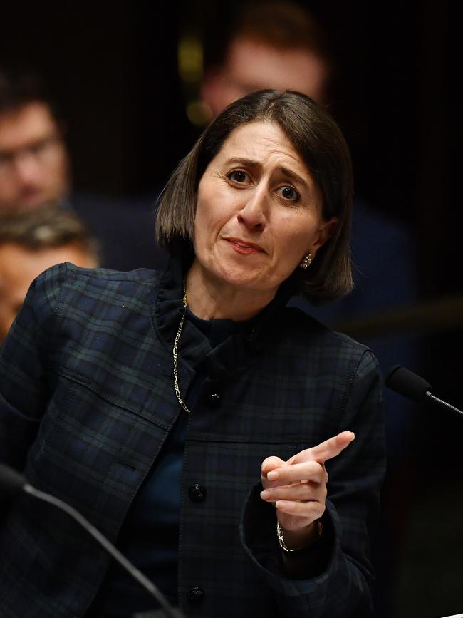 Premier Gladys Berejiklian said students should discuss how to express their views without missing school.