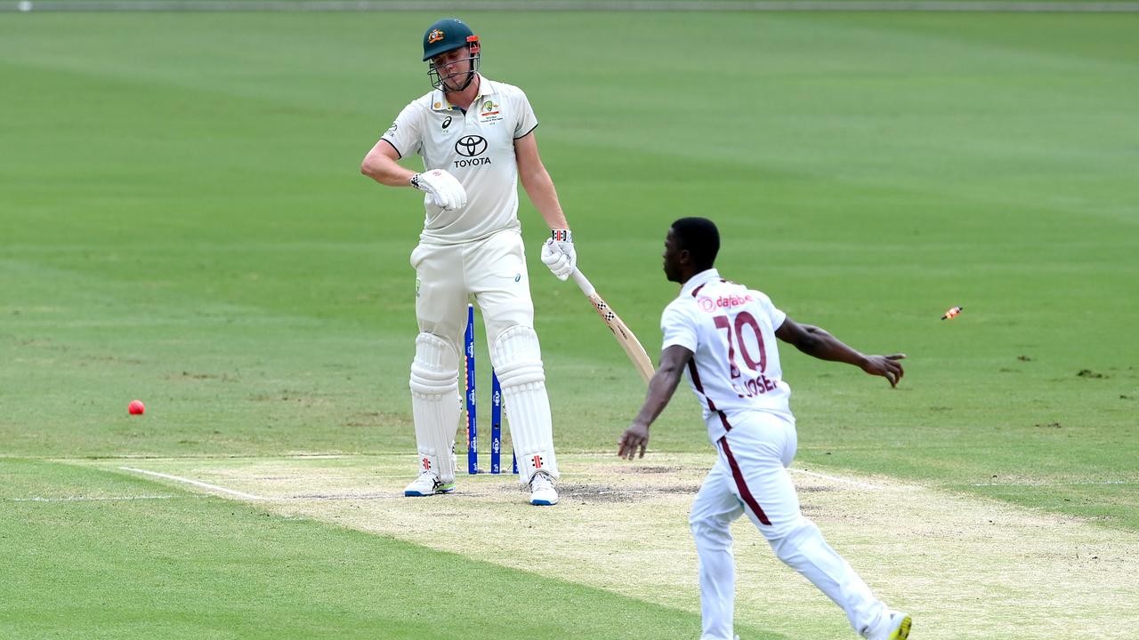 And he just won the match for the Windies. Photo by Bradley Kanaris/Getty Images