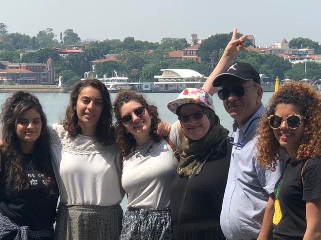 New photo released of Aiia Maasarwe and her sisters.