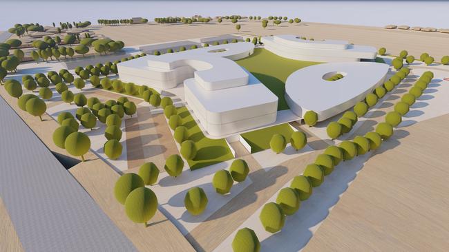 Townsville police academy will move to the former 1300SMILES site and new emergency services hub. Picture: Supplied