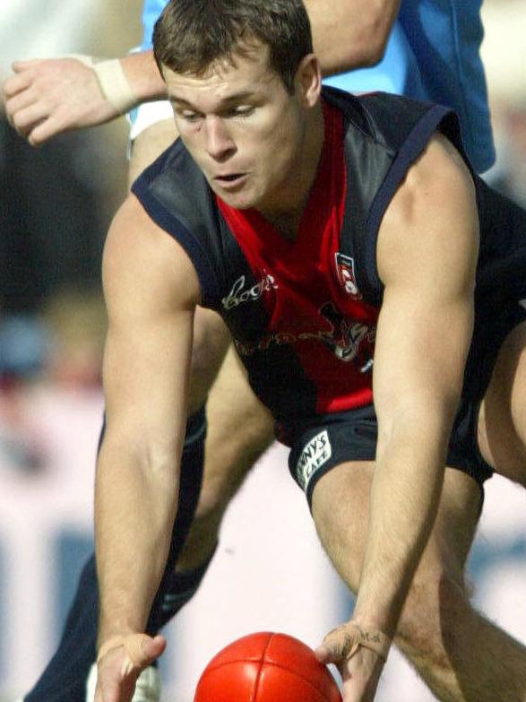 Footballer Mathew Vidic at a Norwood vs Sturt match in May 2003.