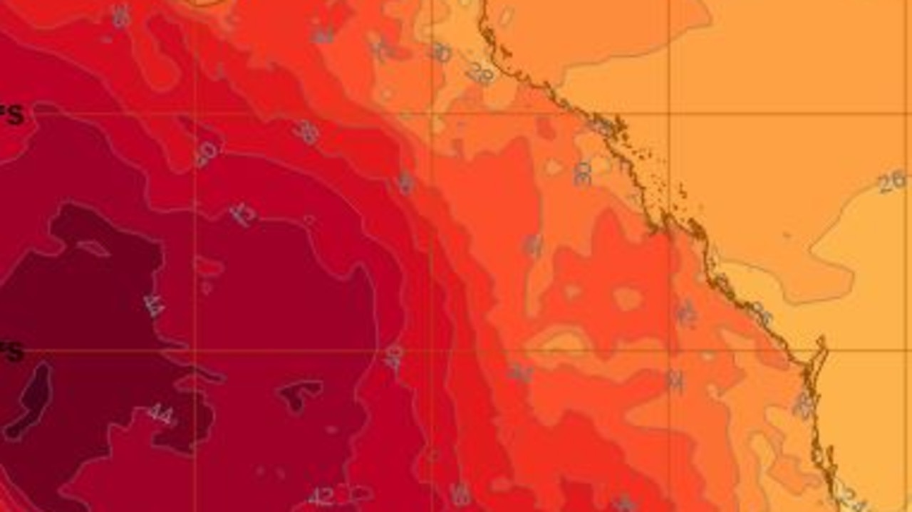 46C at 2pm: Seven days over 40C as heatwave blasts Qld