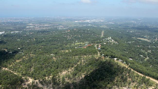 Aerials of the proposed Pacific View Estate at Worongary, one of the city’s last greenfield sites. Pic Tim Marsden