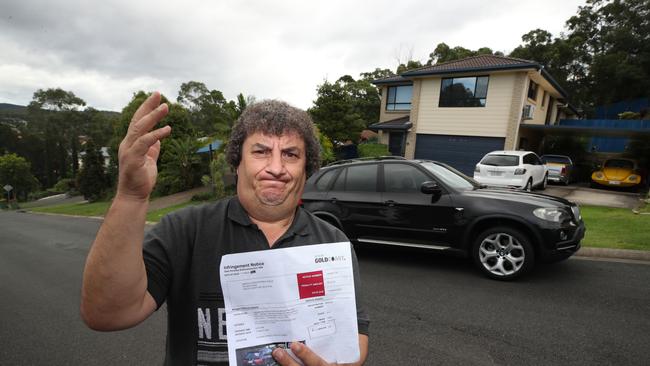 Pacific Pines Mario Agius with the ticket. Picture Glenn Hampson