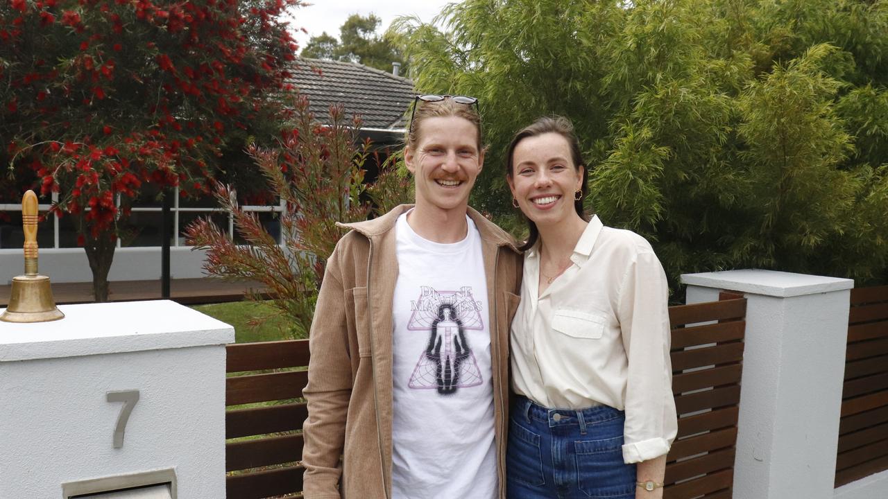 Callan Baldwin and Zalie Allen bought their first home in Highton.