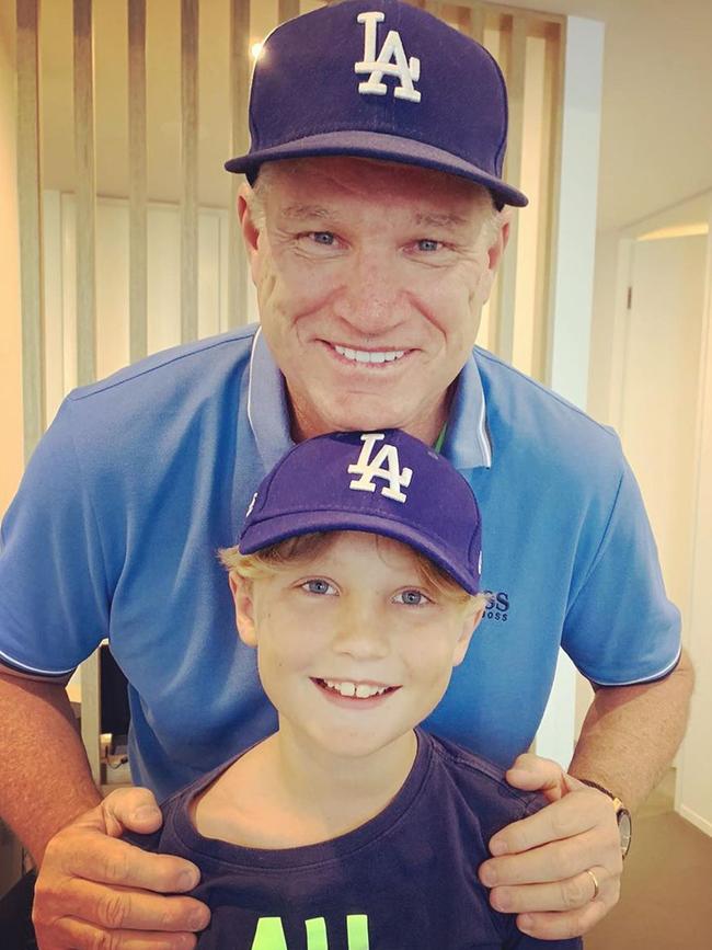 Koby and Dean Jones. Picture: Instagram