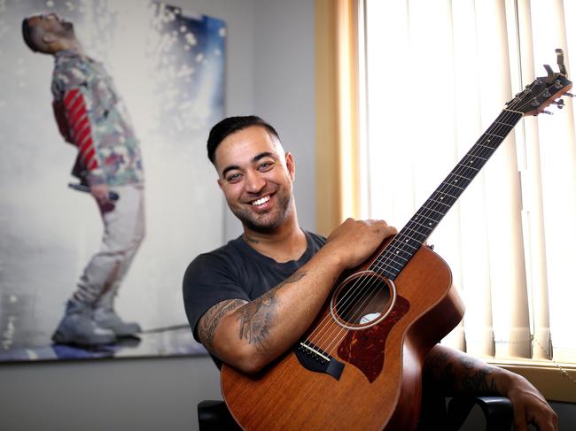 The Voice winner (and younger brother of pop star Guy) Chris Sebastian. Picture: Phil Hillyard