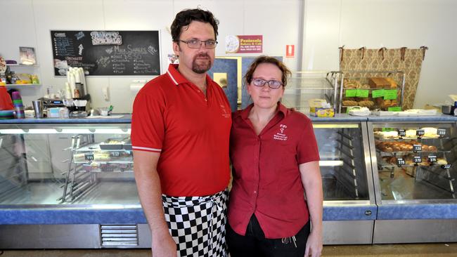 Proprietors of the local Bakery and Takeaway John and Estelle Carter are optimistic about the future following the three rocket launches.