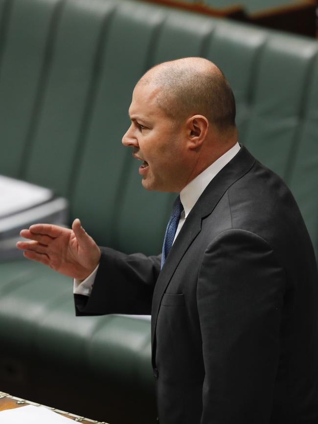 Treasurer Josh Frydenberg. Picture by Sean Davey.