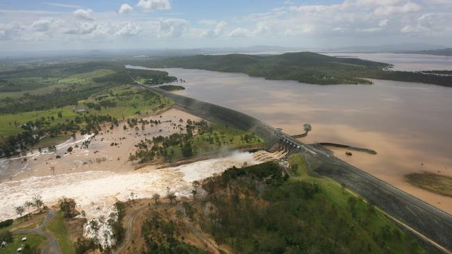 The Wivenhoe Dam. Picture: Rob Williams