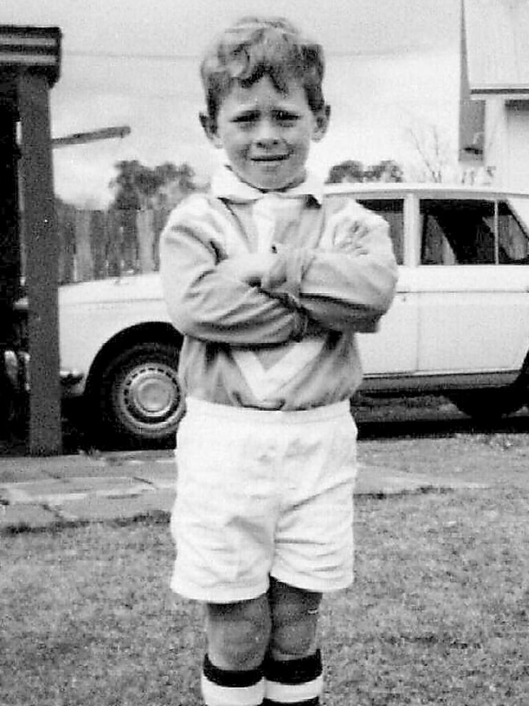 A young Ricky Stuart in his Queanbeyan Blues uniform.