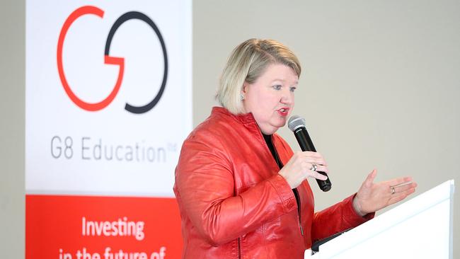 Former G8 Education chairwoman Jenny Hutson. Pic: Richard Gosling