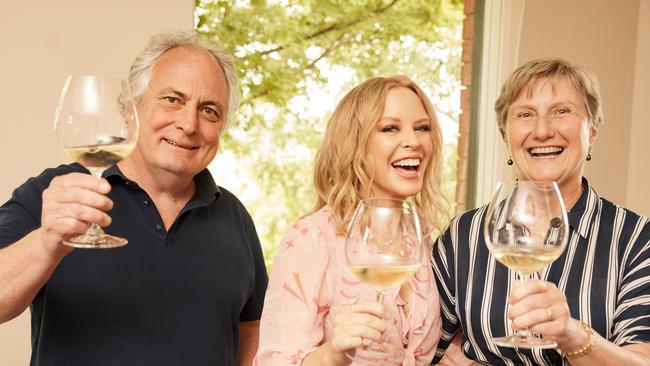 Pop princess Kylie Minogue has made a range of wines with Steve Webber and Leanne De Bortoli at De Bortoli Wines.