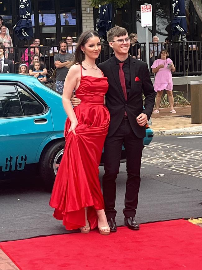 The students of Urangan State High School gather for their formal.