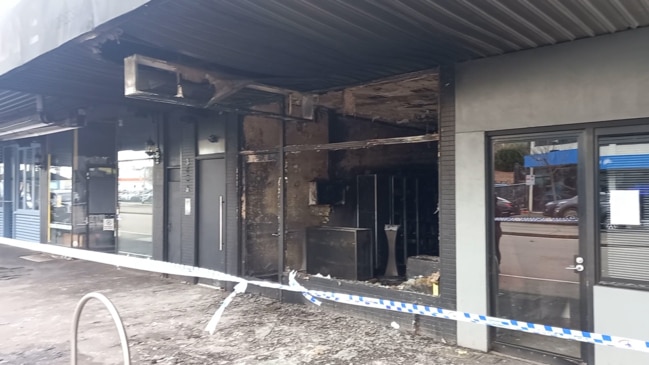 Shop gutted by fire in Richmond