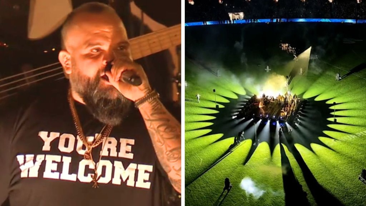 ‘Mindless rap’: Fans react to AFL pre-match