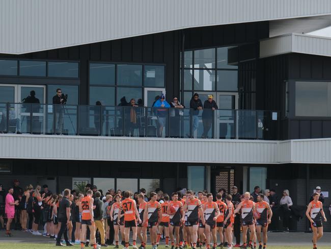 Football GFL: Geelong West v Grovedale. The new Geelong West multi-million dollar facility, Picture: Mark Wilson