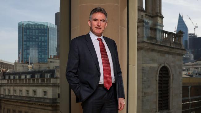 Ross McEwan, chief executive officer of National Australia Bank Ltd. (NAB), following a Bloomberg Television interview in London, UK, on Friday, June, 17, 2022. The UK just needs to get back into the marketplace again, McEwan said during the interview. Photographer: Hollie Adams/Bloomberg