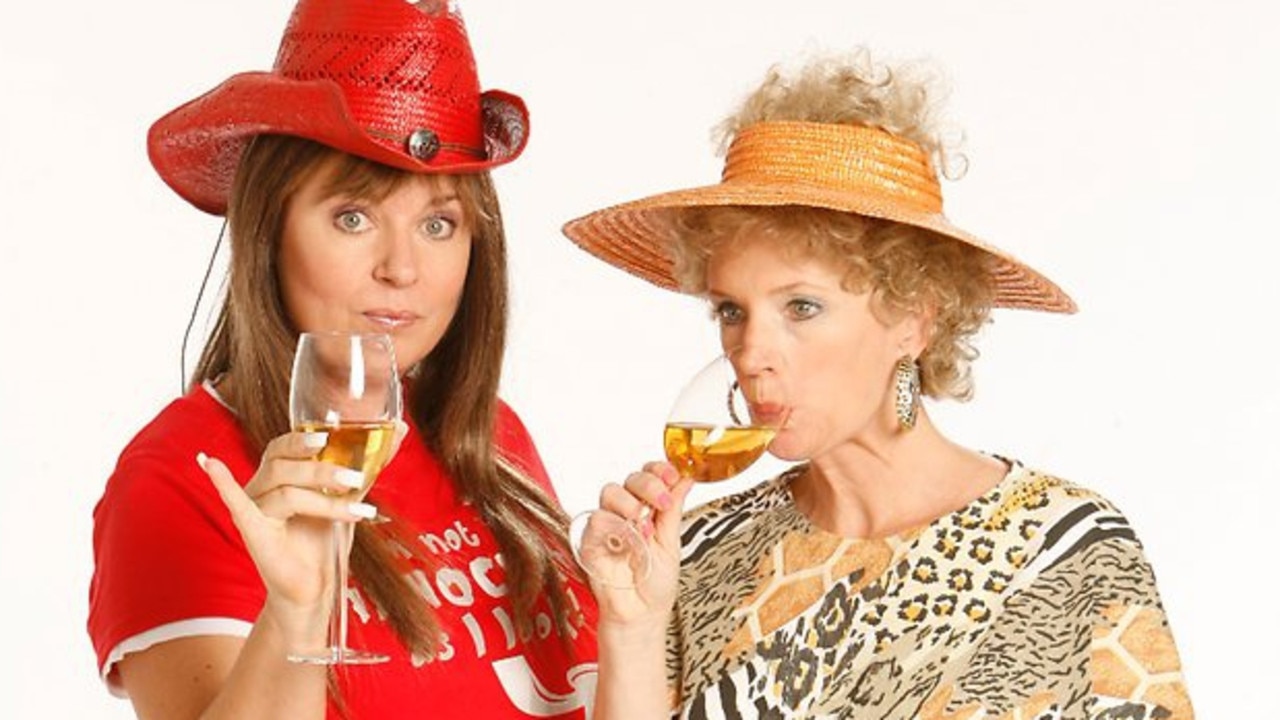 Anyone for a glass of “Cardonnay”? Kath &amp; Kim is our No.1 show. Picture: Supplied.