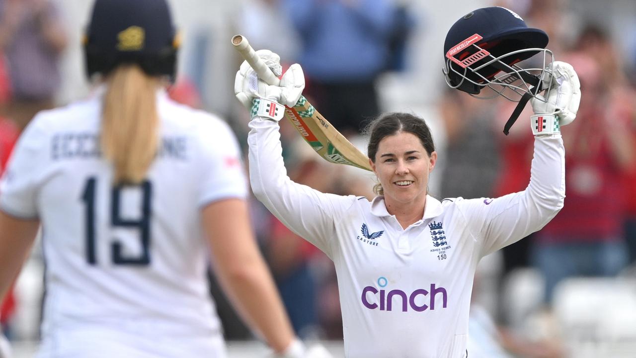 England star Tammy Beaumont will return to the WBBL after a phenomenal home summer, including her Ashes double century at Trent Bridge in June. Picture: Stu Forster / Getty Images