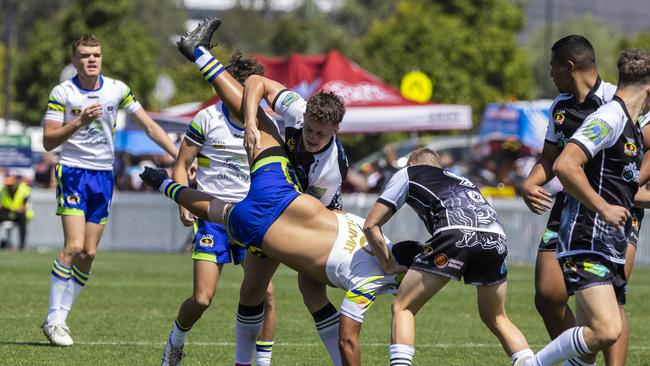 U17s boys Koori Knockout grand final, La Perouse Panthers vs Bundjalung Baygal Warriors. Picture: Andrea Francolini