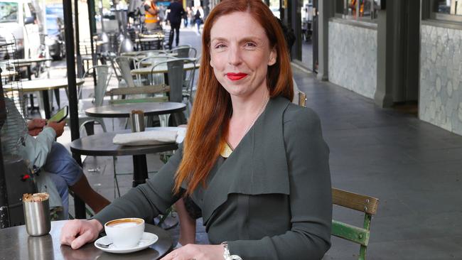 New boss of the state Property Council Cressida Wall loves Melbourne’s lifestyle. Picture: David Crosling