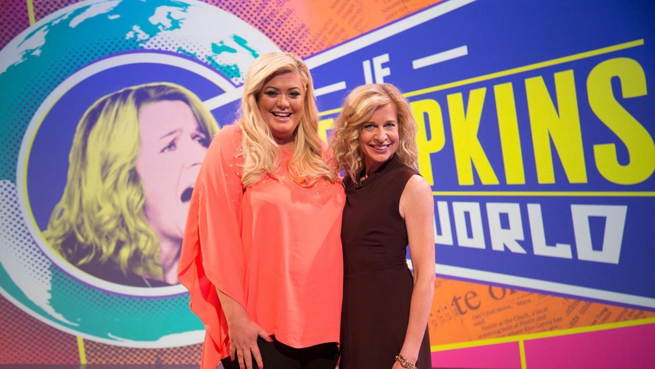 In this British TV special, she debated reality star Gemma Collins about whether overweight people should pay more for flights. Picture: TLC