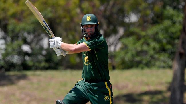 Northcote’s Josh Sundberg posted his maiden Premier Cricket century. Picture: Andy Brownbill