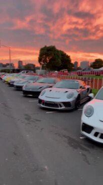 Blasting around the Melbourne F1 track