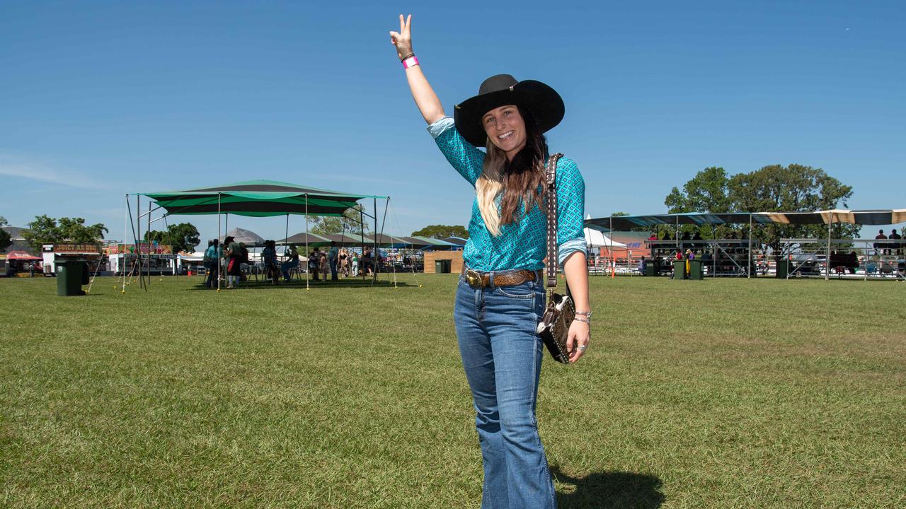 Erin Richards at the 2024 Top End Rock N Rodeo Muster at the Darwin Showgrounds. Picture: Pema Tamang Pakhrin.